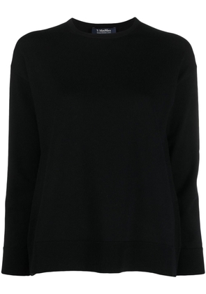 'S Max Mara long-sleeve knitted jumper - Black