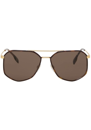 Burberry geometric tinted sunglasses - Brown