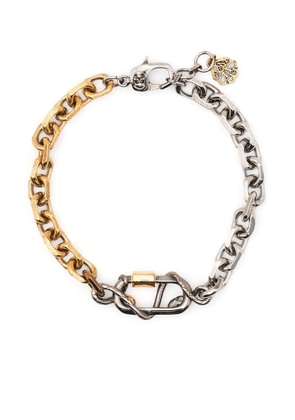 Alexander McQueen chunky chain-link bracelet - Silver