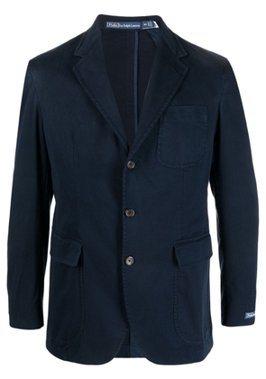 Polo Ralph Lauren notched-lapel single-breasted blazer - Blue