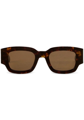 AMI Paris tortoiseshell-effect sunglasses - Brown