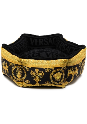 Versace small I Love Baroque pet bed - Black