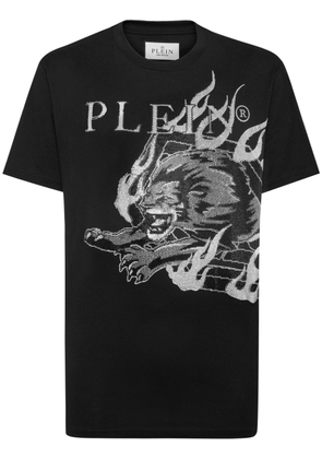 Philipp Plein Lion Circus cotton T-shirt - Black