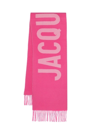 Jacquemus L'Echarpe Jacquemus virgin-wool scarf - Pink