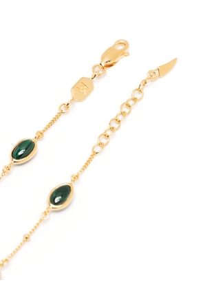 Missoma malachite-embellished chain bracelet - Gold