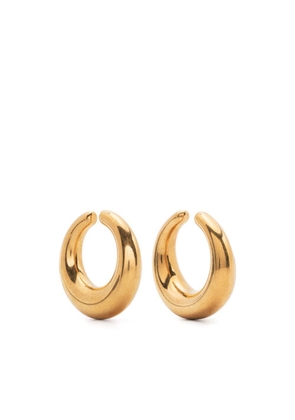 Panconesi asymmetric hoop earcuffs - Gold