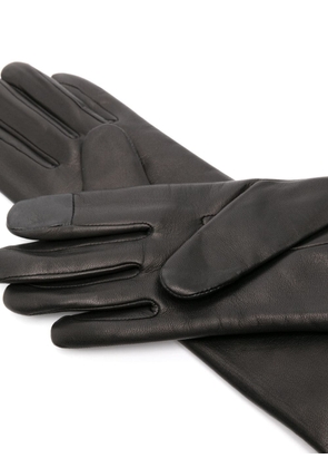 Agnelle Christina leather gloves - Black