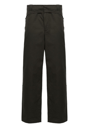 GR10K Folded Belt straight trousers - Brown
