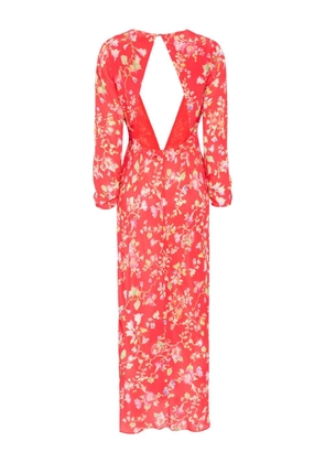 Rixo floral-print silk maxi dress - Red