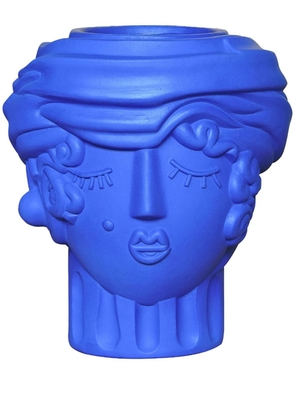 Seletti Magna Graecia Woman terracotta vase (33cm x 22cm) - Blue