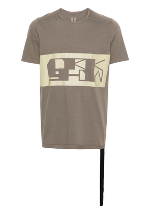 Rick Owens DRKSHDW strap-detail cotton T-shirt - Brown