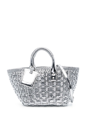 Balenciaga Bistro XS mirrored basket bag - Silver