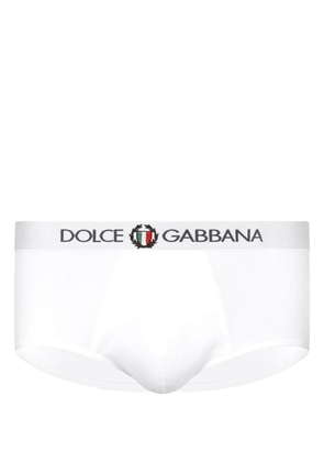 Dolce & Gabbana Brando logo-waistband boxers - White