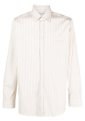 Golden Goose striped cotton button-up shirt - Neutrals
