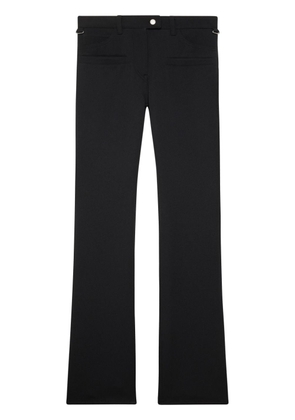 Courrèges Heritage low-rise trousers - Black