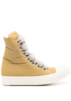 Rick Owens DRKSHDW padded lace-up sneakers - Yellow