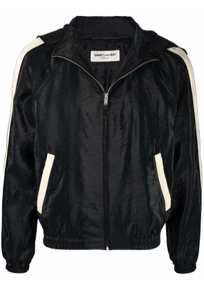 Saint Laurent lightweight zip-up jacket - Black