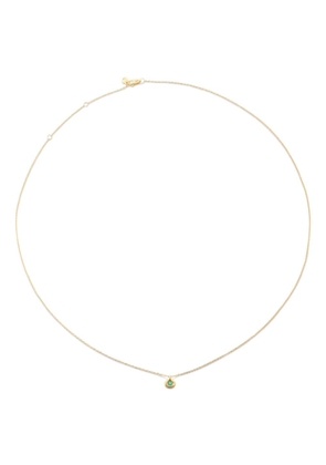 Monica Vinader 14kt yellow gold Siren emerald necklace
