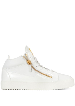 Giuseppe Zanotti Kriss leather high-top sneakers - White