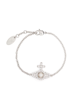 Vivienne Westwood Olympia Pearl Chain bracelet - Silver