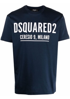 Dsquared2 logo-print short-sleeve T-shirt - Blue