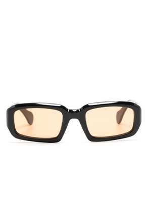 Port Tanger Mektoub rectangular-frame sunglasses - Black