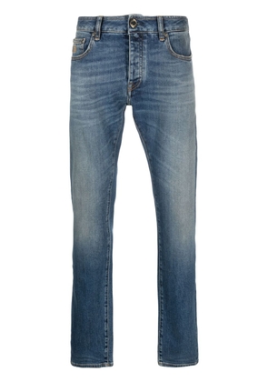 Moorer stonewashed mid-rise jeans - Blue