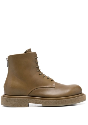 Officine Creative tonal lace-up boots - Green