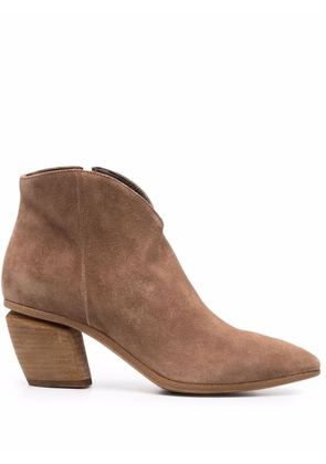 Officine Creative suede ankle boots - Neutrals