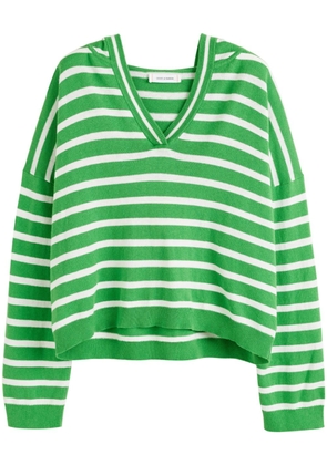 Chinti & Parker striped hooded jumper - Green