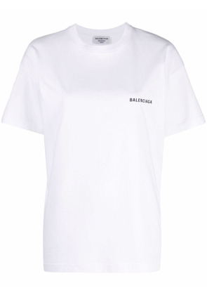 Balenciaga logo-print T-shirt - White