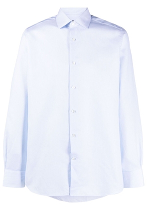 Zegna pinstripe cotton shirt - Blue
