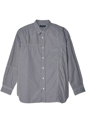 Comme des Garçons Homme check-pattern cotton shirt - Grey