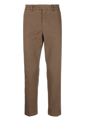 Barena mid-rise cotton chino trousers - Brown