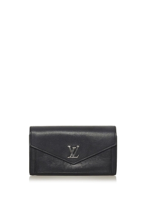 Louis Vuitton Pre-Owned Lockme Wallet long wallets - Black