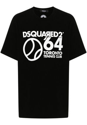 Dsquared2 Tennis Club cotton T-shirt - Black