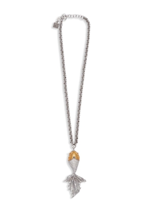 Balmain Long Carp pendant necklace - Silver