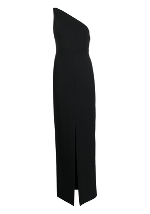 Solace London Nadina one-shoulder gown - Black