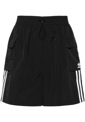 adidas 3-Stripes cargo track shorts - Black