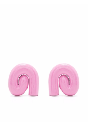 Uncommon Matters Nimbus chunky-swirl earrings - Pink
