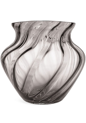 KLIMCHI Marika glass vase (22cm x 23cm) - Black