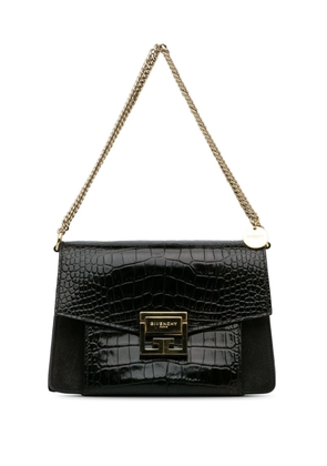 Givenchy Pre-Owned 2019 Small Embossed GV3 shoulder bag - Black