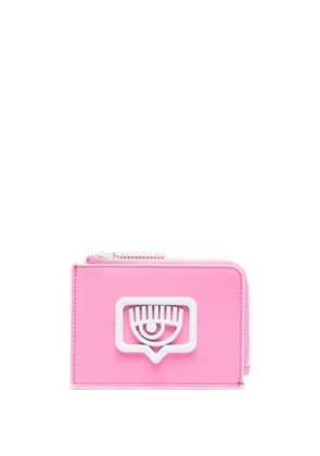 Chiara Ferragni Range faux-leather wallet - Pink