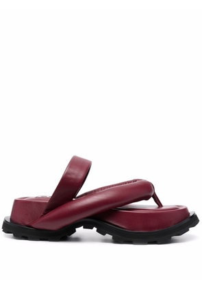 Jil Sander thong-strap sandals - Red