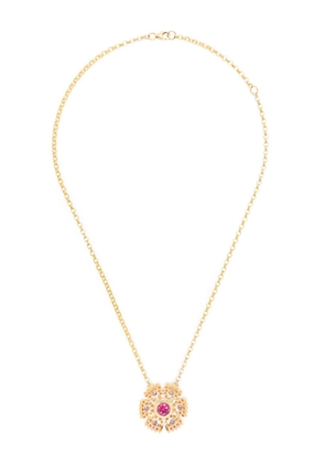 Harwell Godfrey 18kt yellow gold Petunia multi-stone necklace