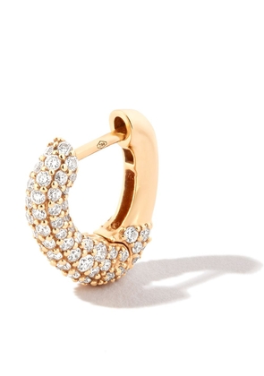 Kimaï 18kt yellow gold Chubby diamond hoop earring