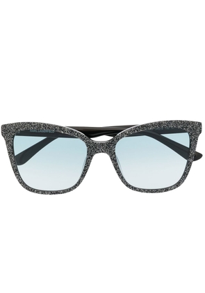 Karl Lagerfeld glitter cat-eye sunglasses - Black