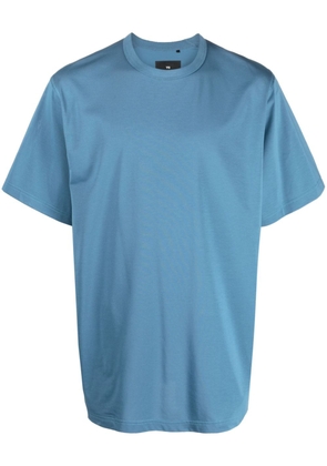 Y-3 logo-patch crew-neck T-shirt - Blue