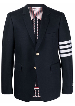 Thom Browne Engineered 4-Bar stripe classic sport coat jacket - Blue