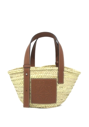 Loewe Pre-Owned 2021-2023 Small Raffia Basket tote bag - Brown